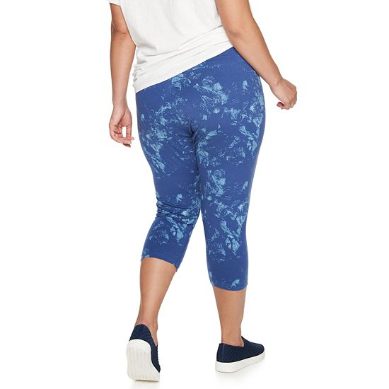 Plus Size Sonoma Goods For Life® Knit Capri Leggings