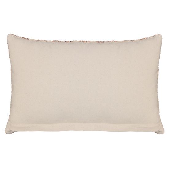 Sonoma Goods For Life® Red Woven Floral Decorative Throw Pillow