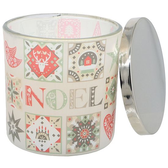 Sonoma Goods For Life® Holiday Cookies Noel Decal Candle