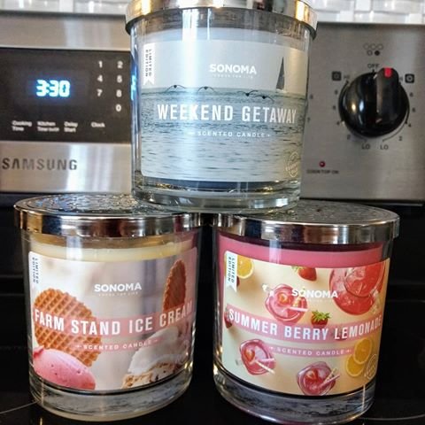 Sonoma Goods For Life® Weekend Getaway 14-oz. 3-Wick Candle Jar