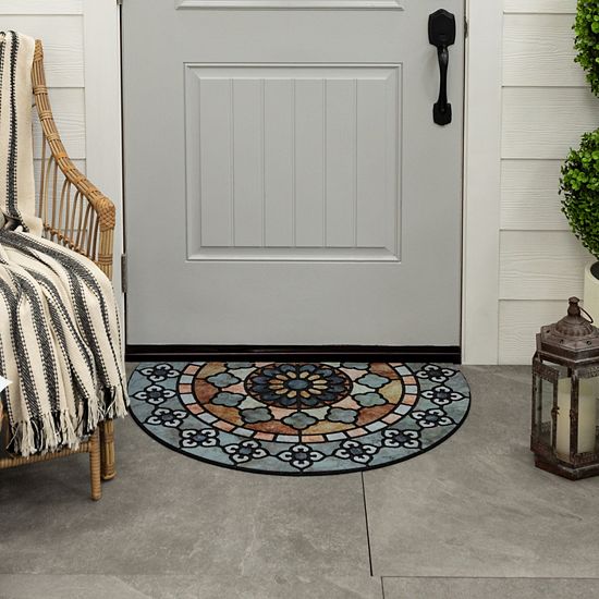 Sonoma Goods For Life® Mineral Medallion 23" X 35" All Weather Doormat