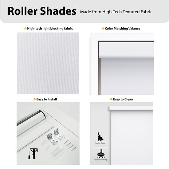 Sonoma Goods For Life® Easy Rise Room Darkening Roller Shade