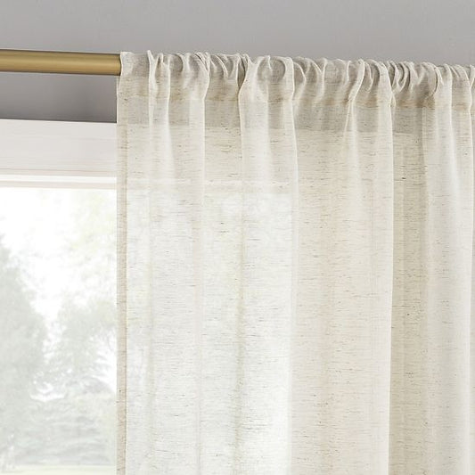 Sonoma Goods For Life® Kemi Semi-Sheer Rod Pocket Set Of 2 Curtain Panels