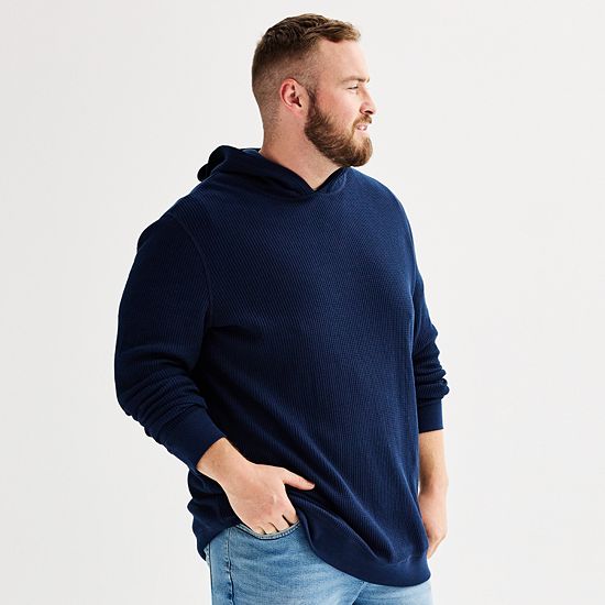 Big & Tall Sonoma Goods For Life® Essential Waffle Hoodie