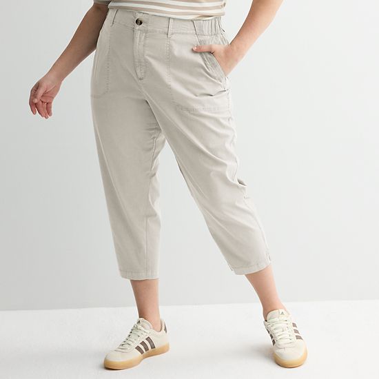 Plus Size Sonoma Goods For Life® Utility Capri