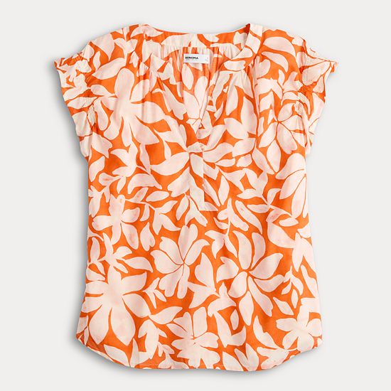 Women's Sonoma Goods For Life® Ruffle Dolman Sleeve Shirt