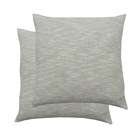 Sonoma Goods For Life® 2-pc. 24" X 24" Textured Slub Solid Pillow Set