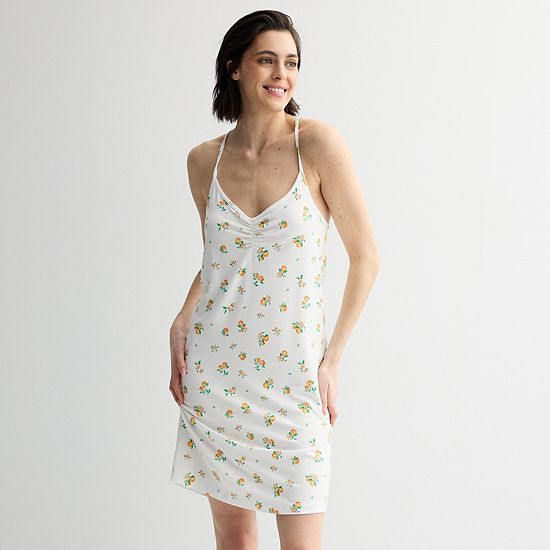 Women's Sonoma Goods For Life® Crinkled Rib Sleep Chemise