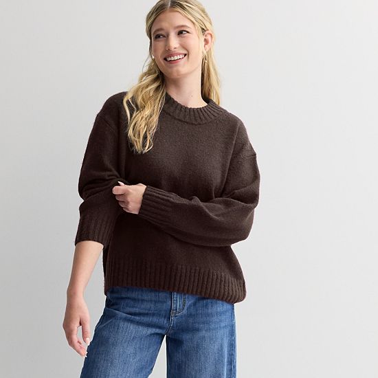 Women's Sonoma Goods For Life® Cozy Crew Neck Pullover