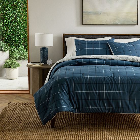 Sonoma Goods For Life® Reversible Plaid Comforter Set