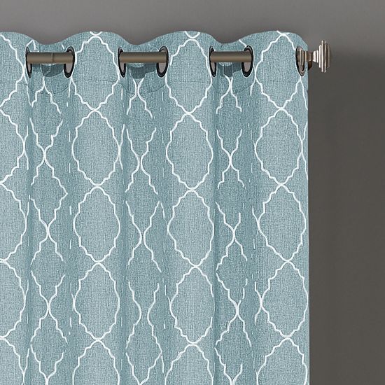  Sonoma Goods For Life® 2-pack Embroidered Dynasty Blackout Curtain