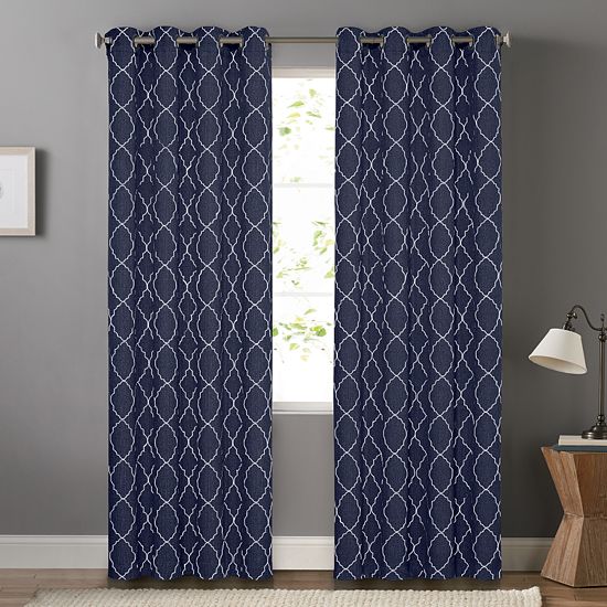 Sonoma Goods For Life® 2-pack Embroidered Dynasty Blackout Curtain