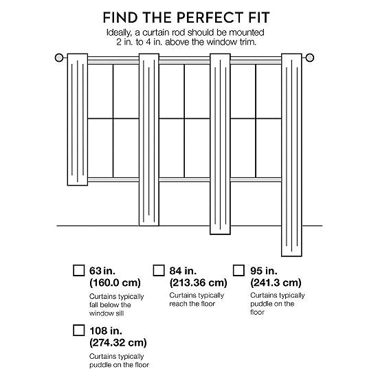  Sonoma Goods For Life® Ultimate Performance 2-Pack Lindley Embroidered 100% Blackout Curtain