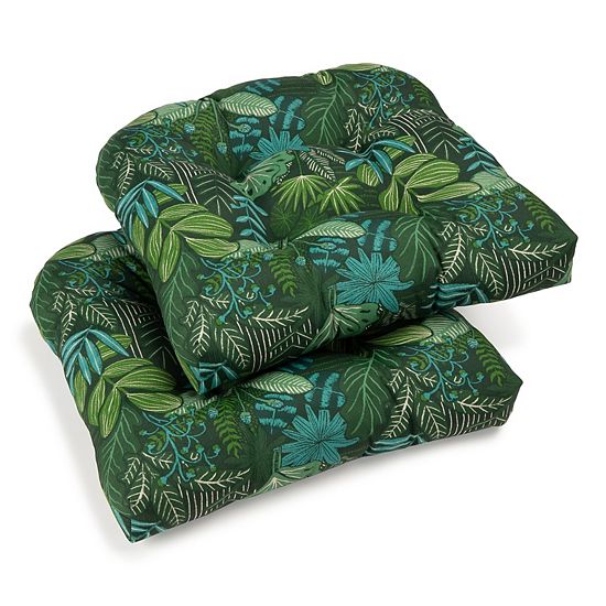  Sonoma Goods For Life® Indoor Outdoor 2-piece Single Wicker Chair Cushion Set