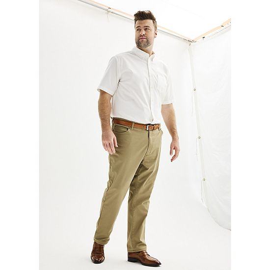  Big & Tall Sonoma Goods For Life® Perfect-Length Button-Down Shirt