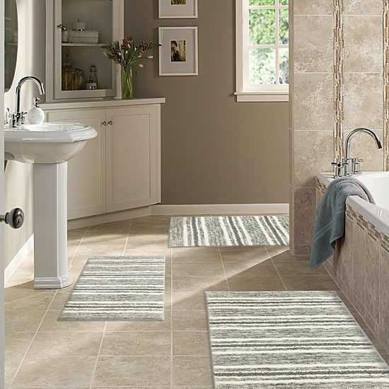  Sonoma Goods For Life® Texture Striped Bath Rug