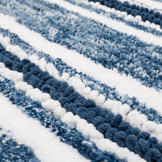  Sonoma Goods For Life® Texture Striped Bath Rug