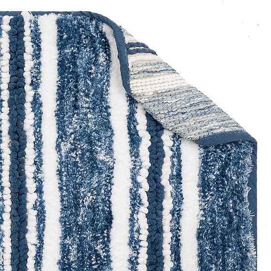  Sonoma Goods For Life® Texture Striped Bath Rug