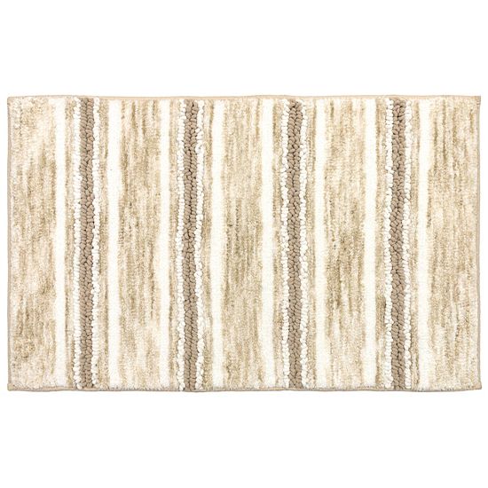  Sonoma Goods For Life® Texture Striped Bath Rug
