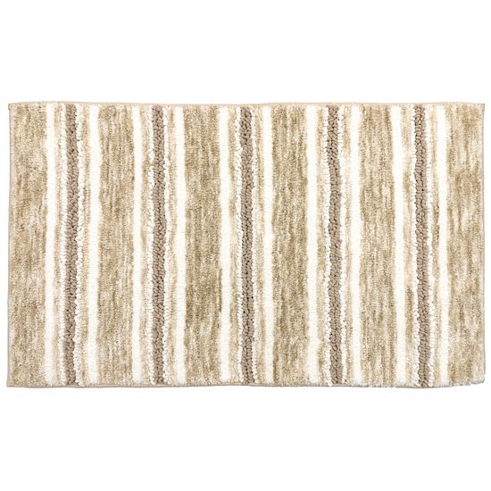  Sonoma Goods For Life® Texture Striped Bath Rug
