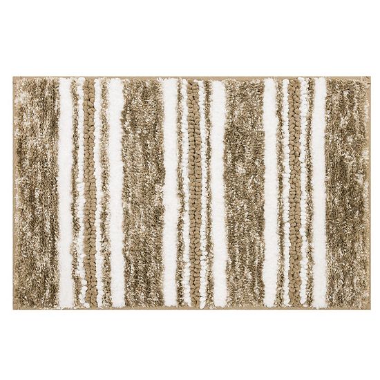  Sonoma Goods For Life® Texture Striped Bath Rug