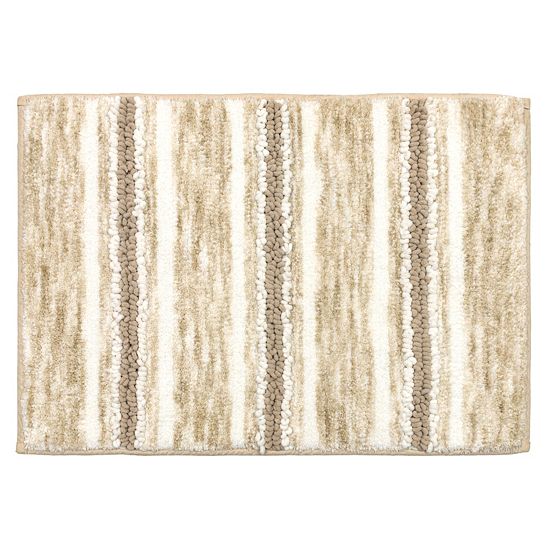  Sonoma Goods For Life® Texture Striped Bath Rug