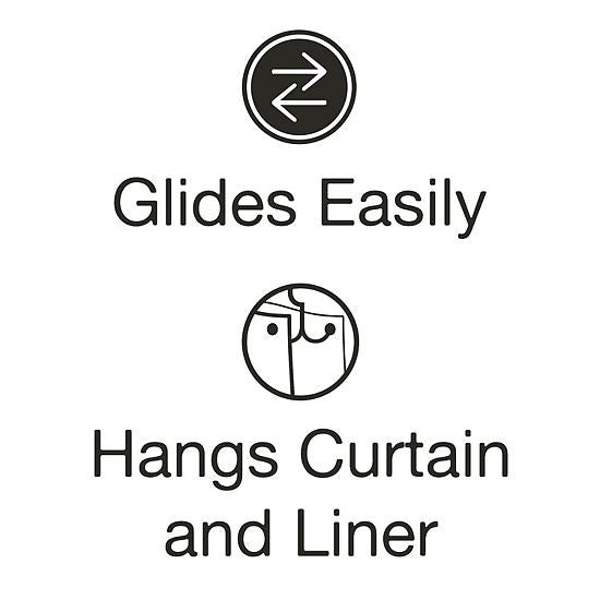  Sonoma Goods For Life® Double Roller Glide Shower Curtain Hooks