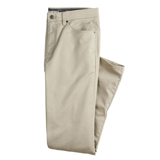  Men's Sonoma Goods For Life® Flexwear Straight-Fit 5-Pocket Everyday Pant
