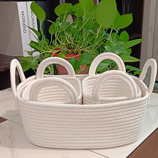  Sonoma Goods For Life® 3-Pack Rope Storage Baskets