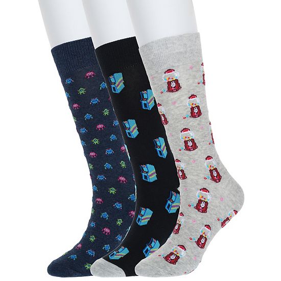  Men's Sonoma Goods For Life® 3-pack Mixed Novelty Socks