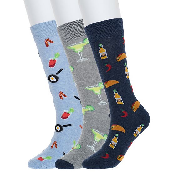 Men's Sonoma Goods For Life® 3-pack Mixed Novelty Socks