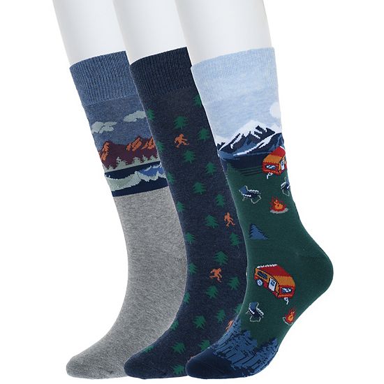  Men's Sonoma Goods For Life® 3-pack Mixed Novelty Socks