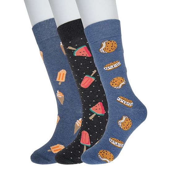  Men's Sonoma Goods For Life® 3-pack Mixed Novelty Socks