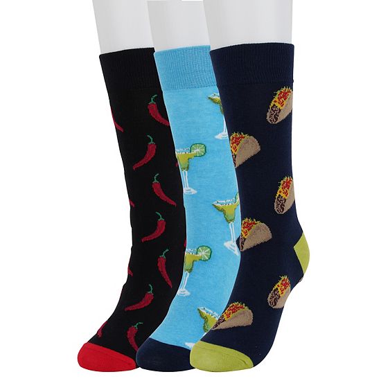  Men's Sonoma Goods For Life® 3-pack Mixed Novelty Socks