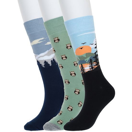  Men's Sonoma Goods For Life® 3-pack Mixed Novelty Socks