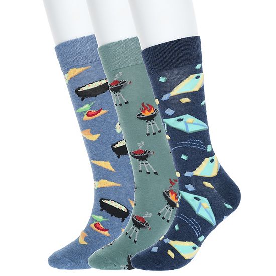  Men's Sonoma Goods For Life® 3-pack Mixed Novelty Socks