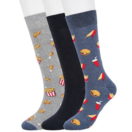  Men's Sonoma Goods For Life® 3-pack Mixed Novelty Socks