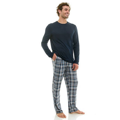  Men's Sonoma Goods For Life® Supersoft Ribbed 2-pc. Pajama Top & Pajama Pant Set