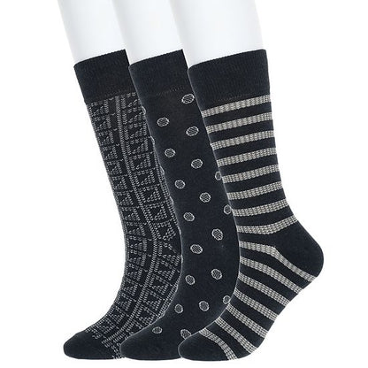  Men's Sonoma Goods For Life® 3-pack Patterned Dress Socks