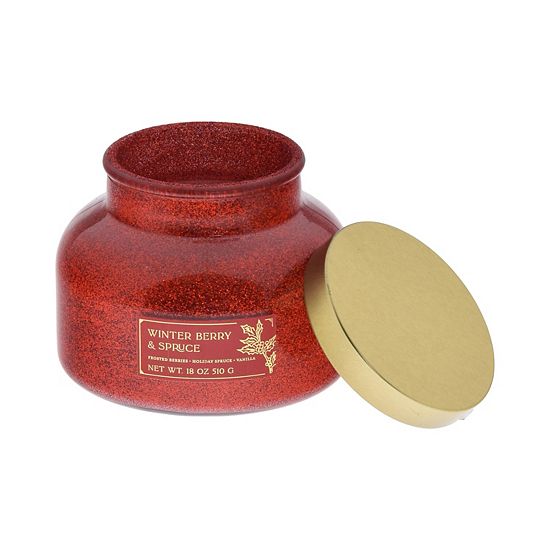  Sonoma Goods For Life® Winter Berry & Spruce 18-oz. Jar Candle