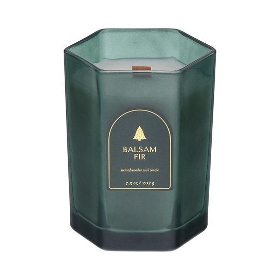  Sonoma Goods For Life® Balsam Fir Scented Wooden Wick Candle 7.3-oz.