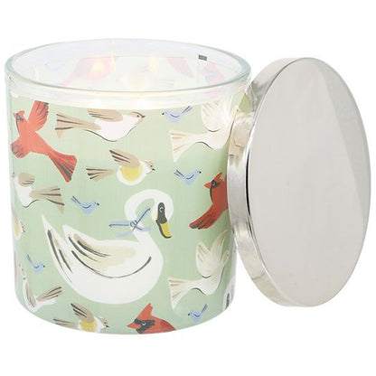  Sonoma Goods For Life® Balsam Fir Holiday Birds Decal Candle