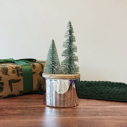  Sonoma Goods For Life® Balsam Fir Speckled 10-oz. Candle With Decorative Tree Lid