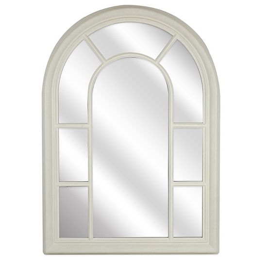  Sonoma Goods For Life® Shabby White Window Pane Mirror