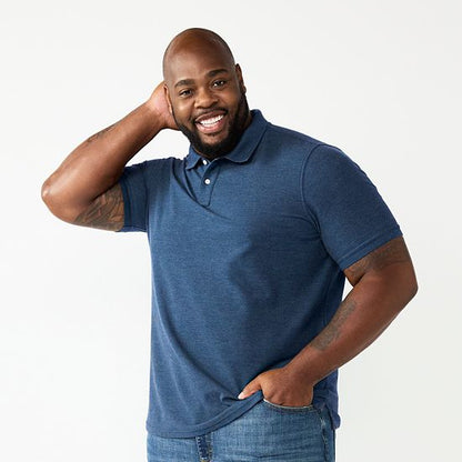  Big & Tall Sonoma Goods For Life® Short Sleeve Pique Polo
