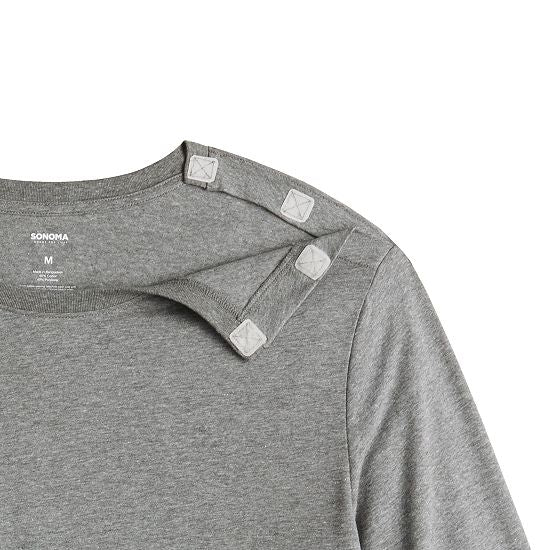  Men's Adaptive Sonoma Goods For Life® Easy Dressing Long Sleeve Crew Tee