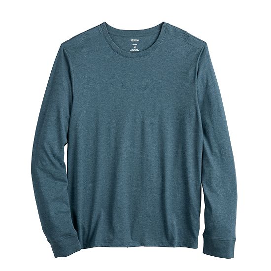  Men's Adaptive Sonoma Goods For Life® Easy Dressing Long Sleeve Crew Tee