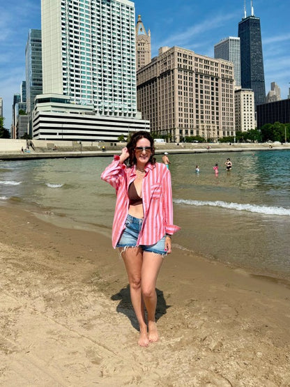  Women's Sonoma Goods For Life® Oversized Boyfriend Shirt