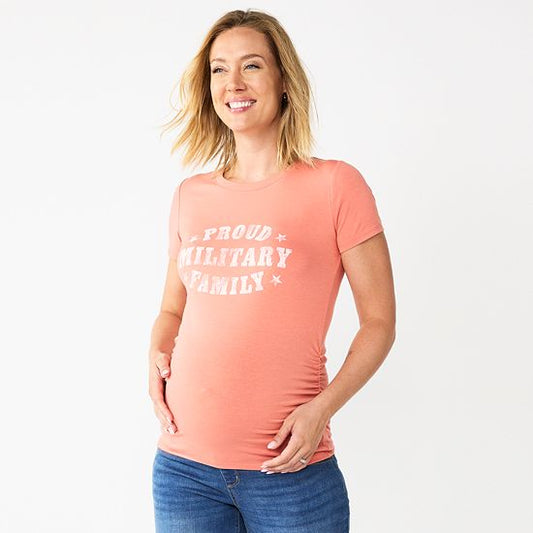  Maternity Sonoma Goods For Life® Fitted Crewneck Graphic Tee