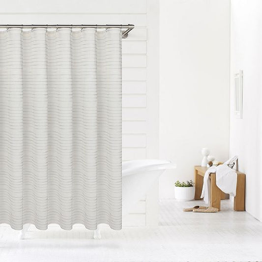  Sonoma Goods For Life® Weft Striped Shower Curtain